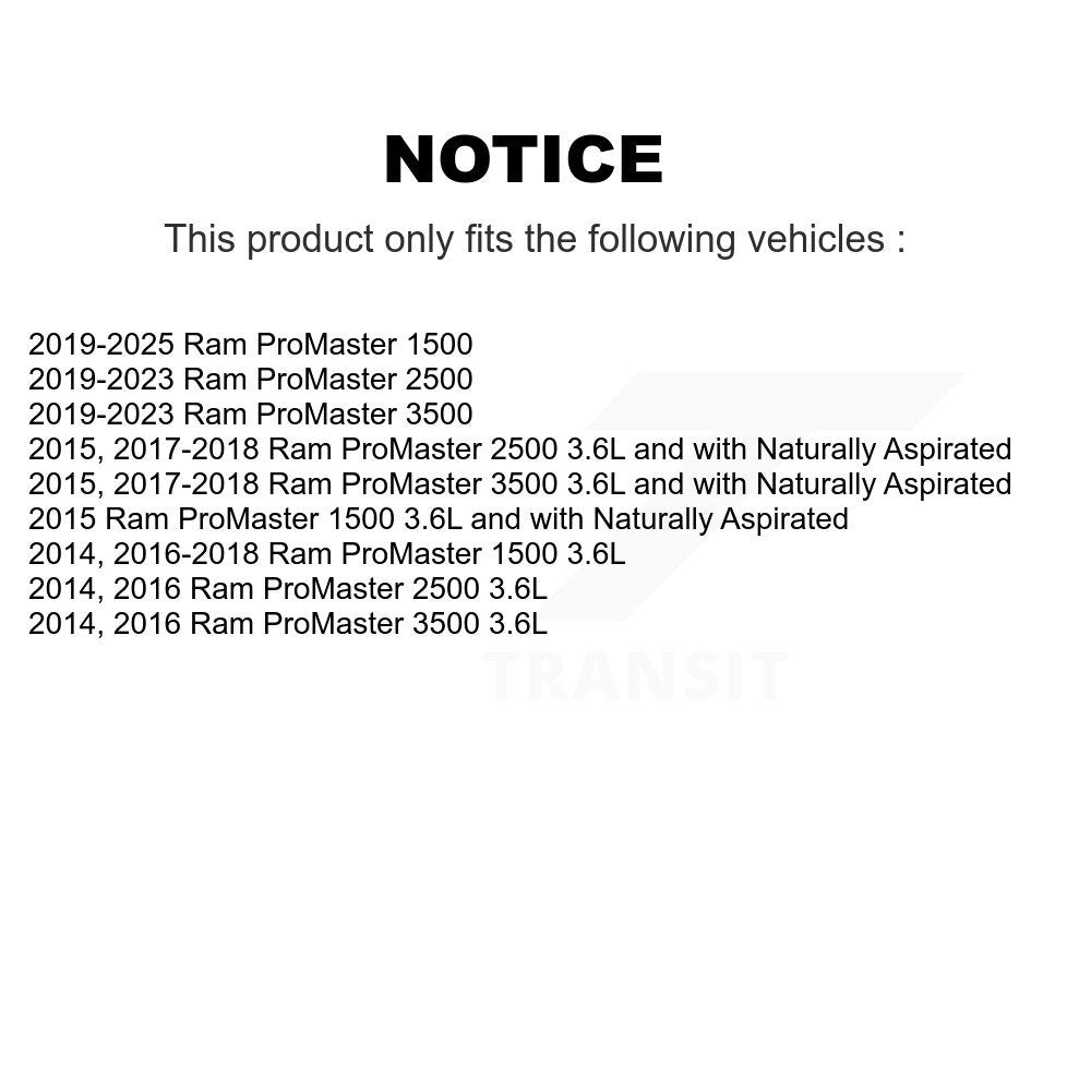 Air Filter 57-WA10304 For Ram ProMaster 2500 3500 1500
