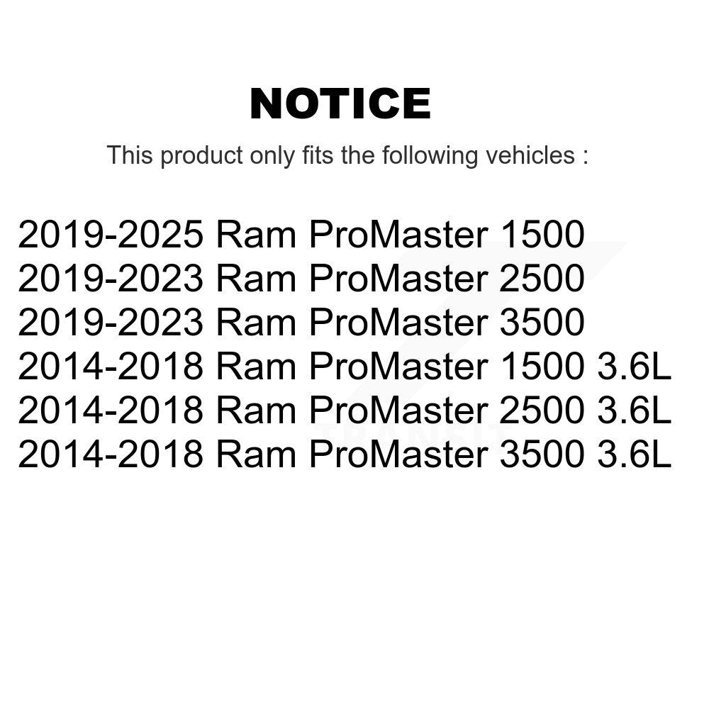 Air Filter 57-WA10304 For Ram ProMaster 2500 3500 1500