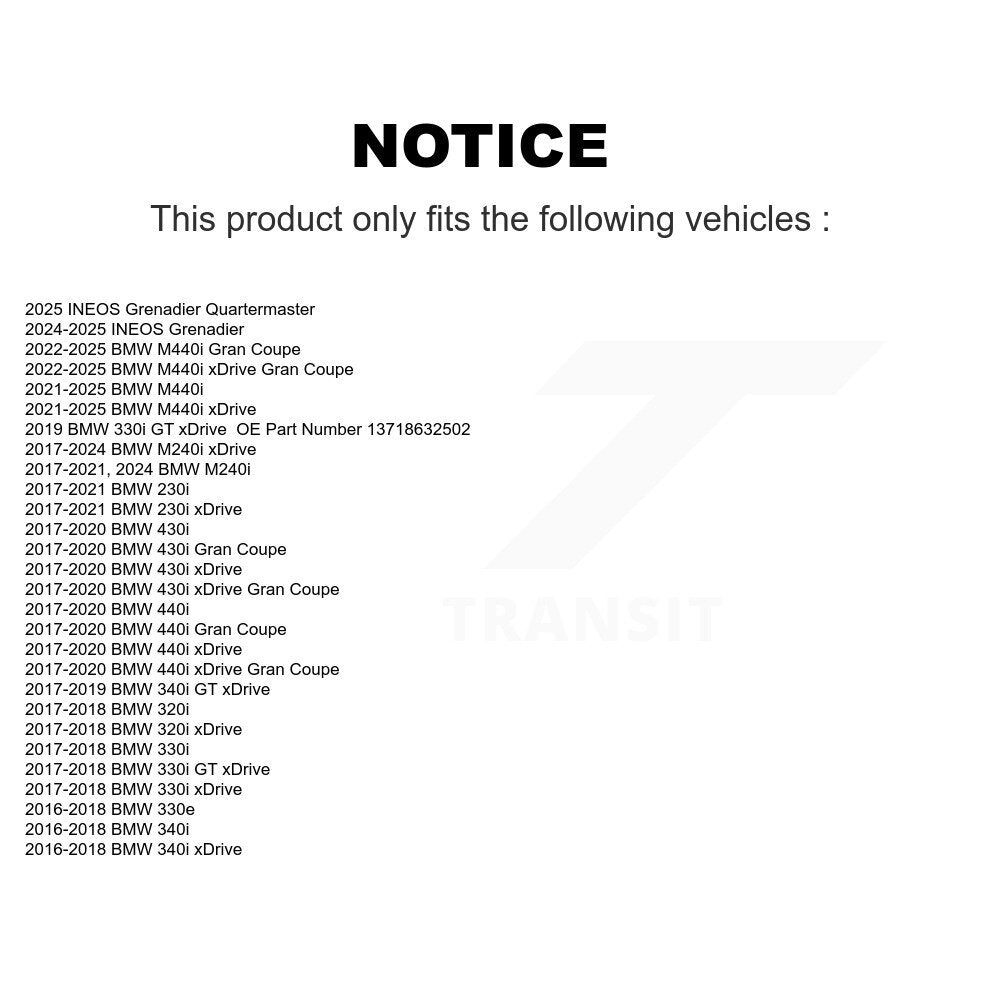 Air Filter 57-WA10422 For BMW 330i xDrive 340i 230i M240i 430i Gran Coupe M440i