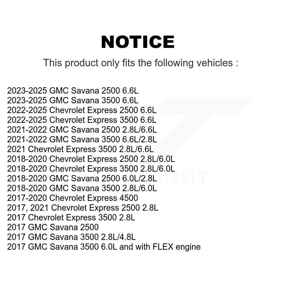 Air Filter 57-WA10655 For GMC Chevrolet Savana 2500 Express 3500 4500