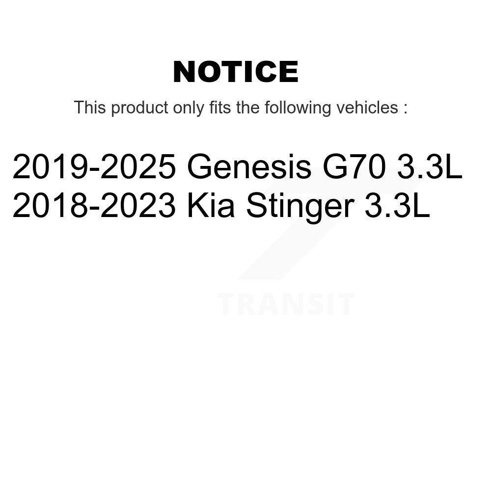Air Filter Left 57-WA10838 For Kia Stinger Genesis G70 3.3L