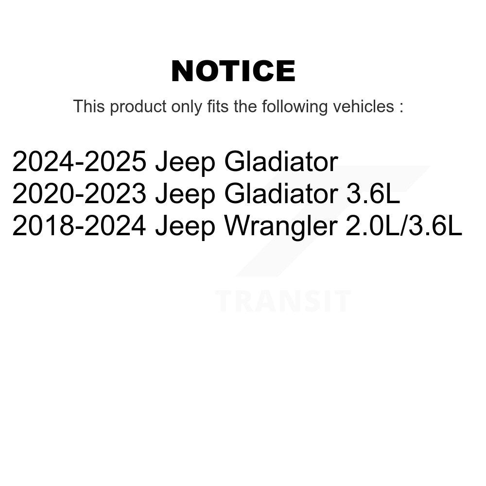 Air Filter 57-WA10841 For Jeep Wrangler Gladiator