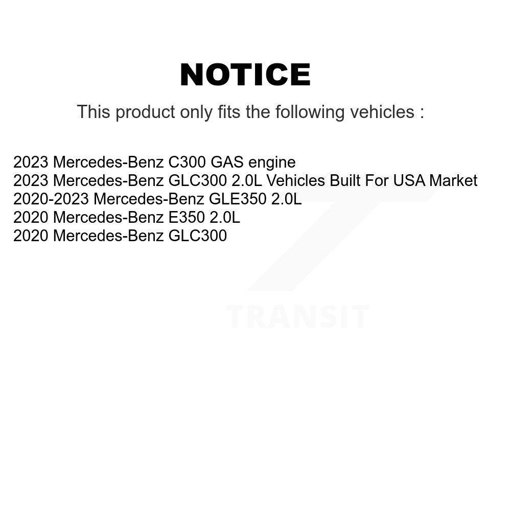 Air Filter 57-WA11088 For Mercedes-Benz GLC300 GLE350 C300 E350 2.0L