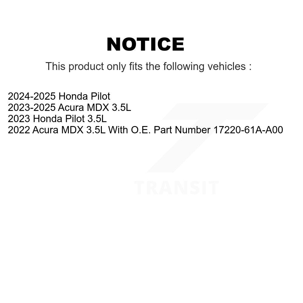 Air Filter 57-WA11509 For Acura MDX Honda Pilot