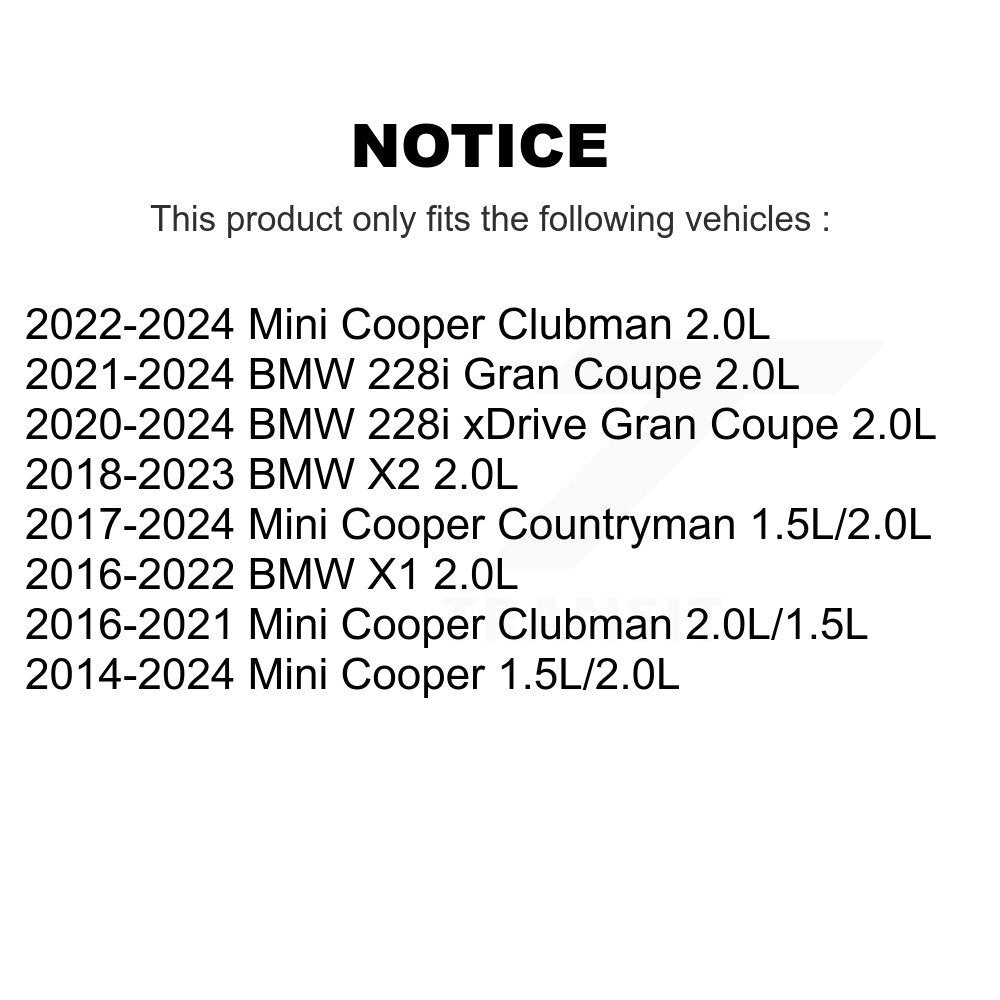 Air Filter 57-WA9791 For Mini BMW Cooper X1 Countryman X2 Clubman 228i xDrive