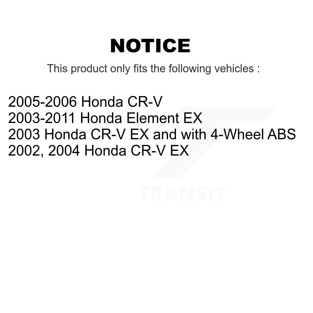 Wheel Bearing Front 70-510074 For Honda CR-V Element
