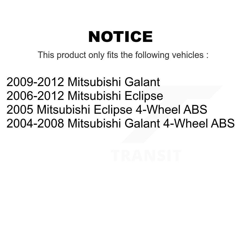 Wheel Bearing Hub Assembly Rear 70-512274 For Mitsubishi Eclipse Galant