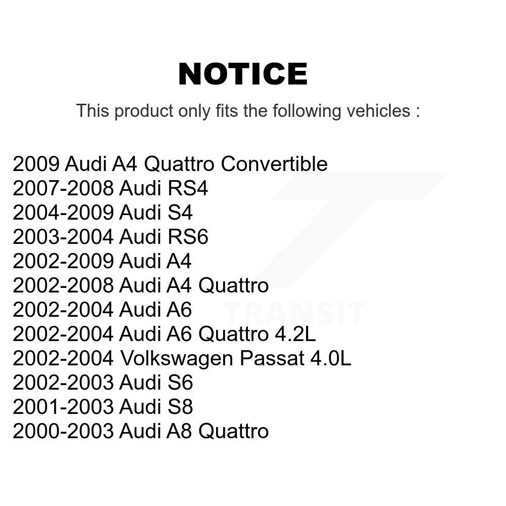 Wheel Bearing Assembly 70-512305 For Audi A4 Quattro Volkswagen Passat S4 A6 RS4