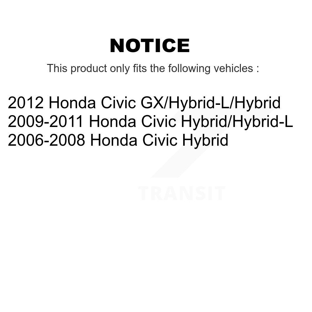 Wheel Bearing Hub Assembly Rear 70-512322 For Honda Civic