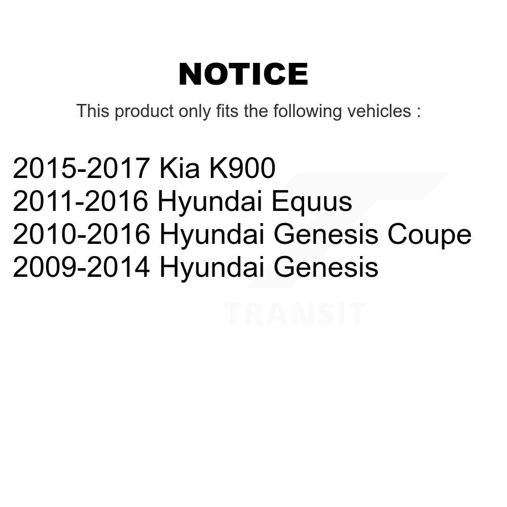 Wheel Bearing Hub Assembly Rear 70-512417 For Hyundai Genesis Coupe Equus Kia