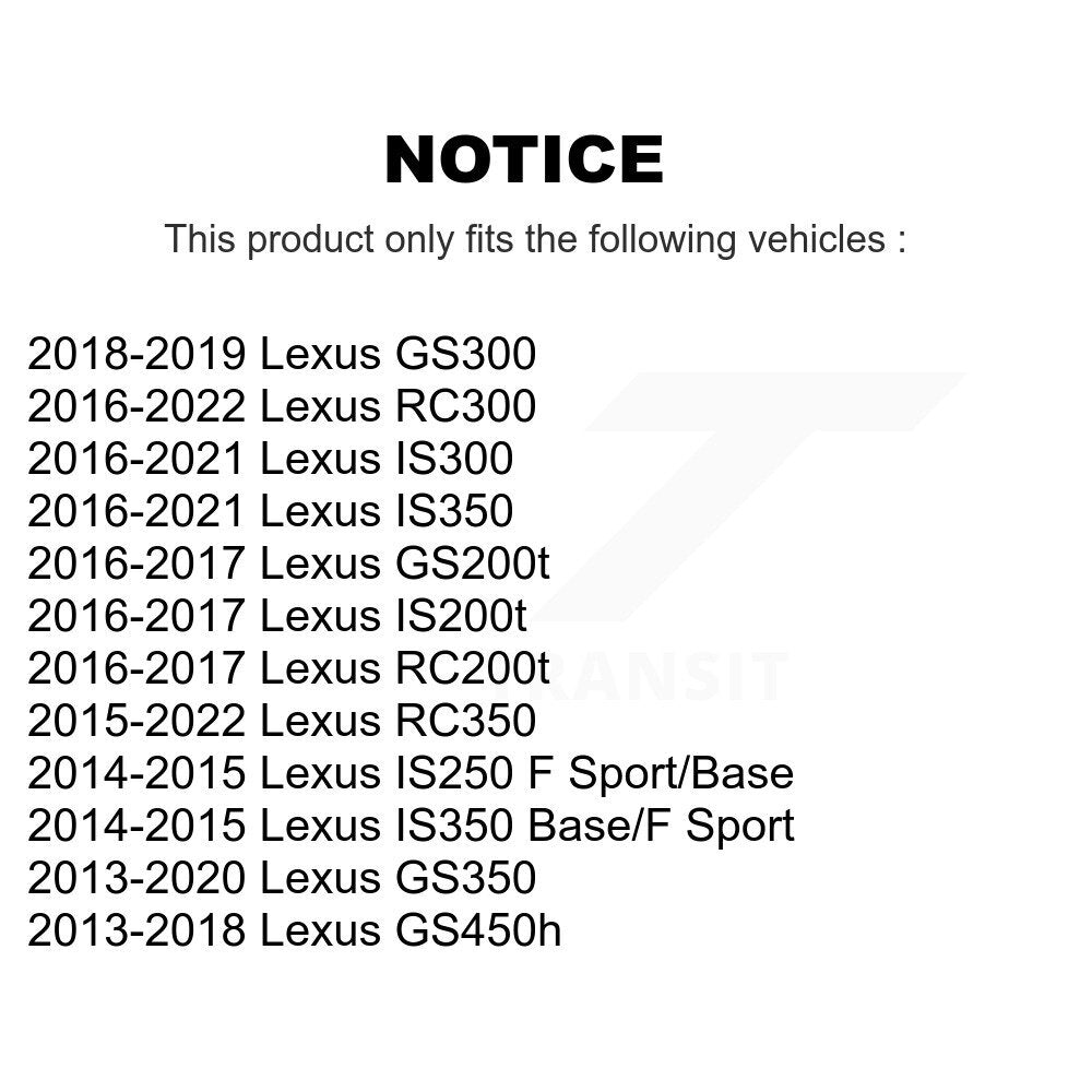 Wheel Bearing Hub Assembly Rear 70-512546 For Lexus IS300 IS350 IS250 GS350
