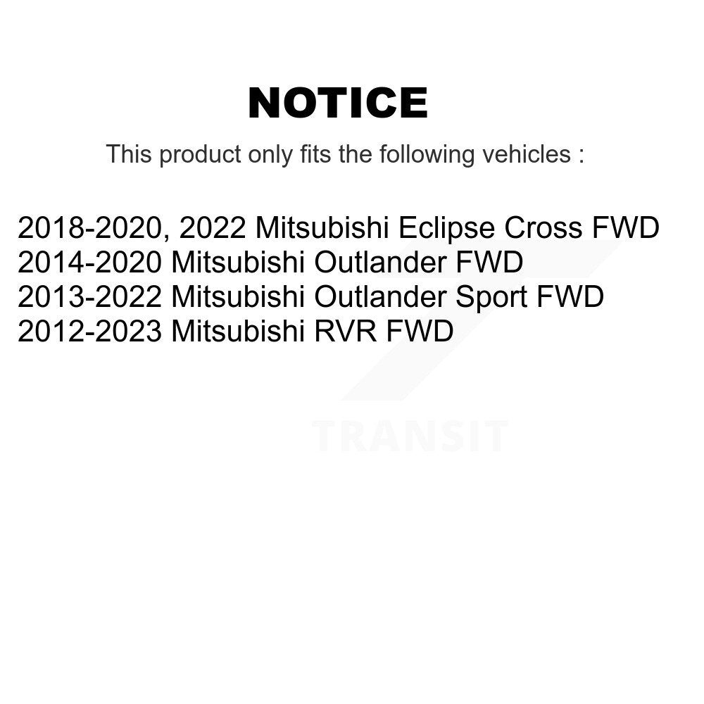 Wheel Bearing Hub Assembly Rear 70-512563 For Mitsubishi RVR Outlander Eclipse