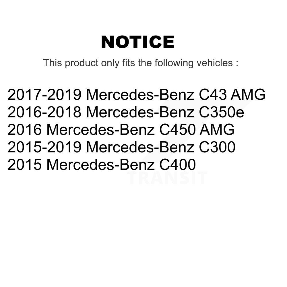 Wheel Bearing Assembly Rear 70-512626 For Mercedes-Benz C300 C43 AMG C400 C450