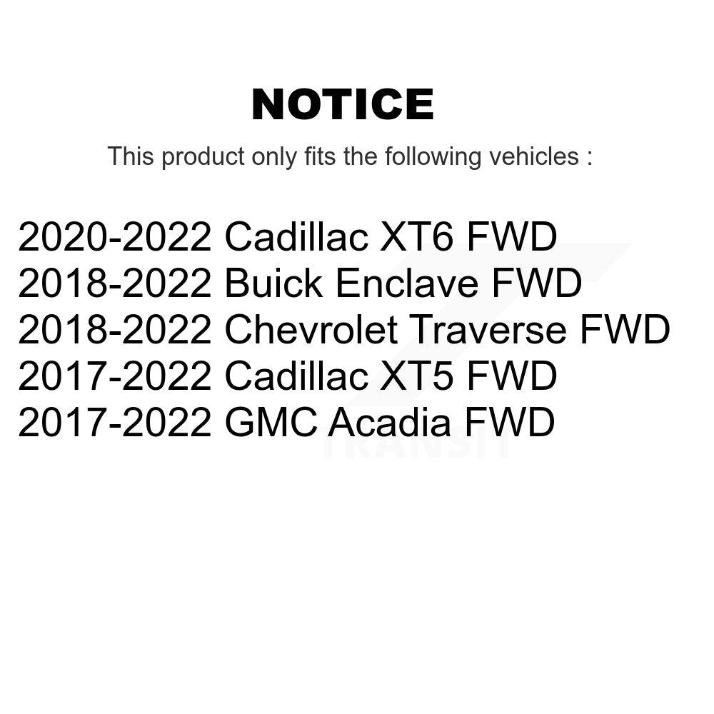 Wheel Bearing Hub Assembly Rear 70-512657 For Cadillac XT5 Chevrolet Traverse