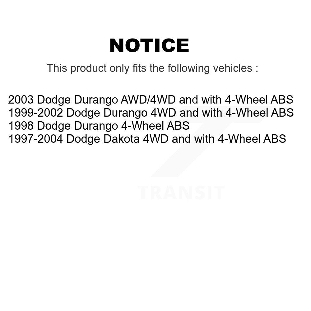 Wheel Bearing Hub Assembly Front Left 70-515008 For Dodge Dakota Durango