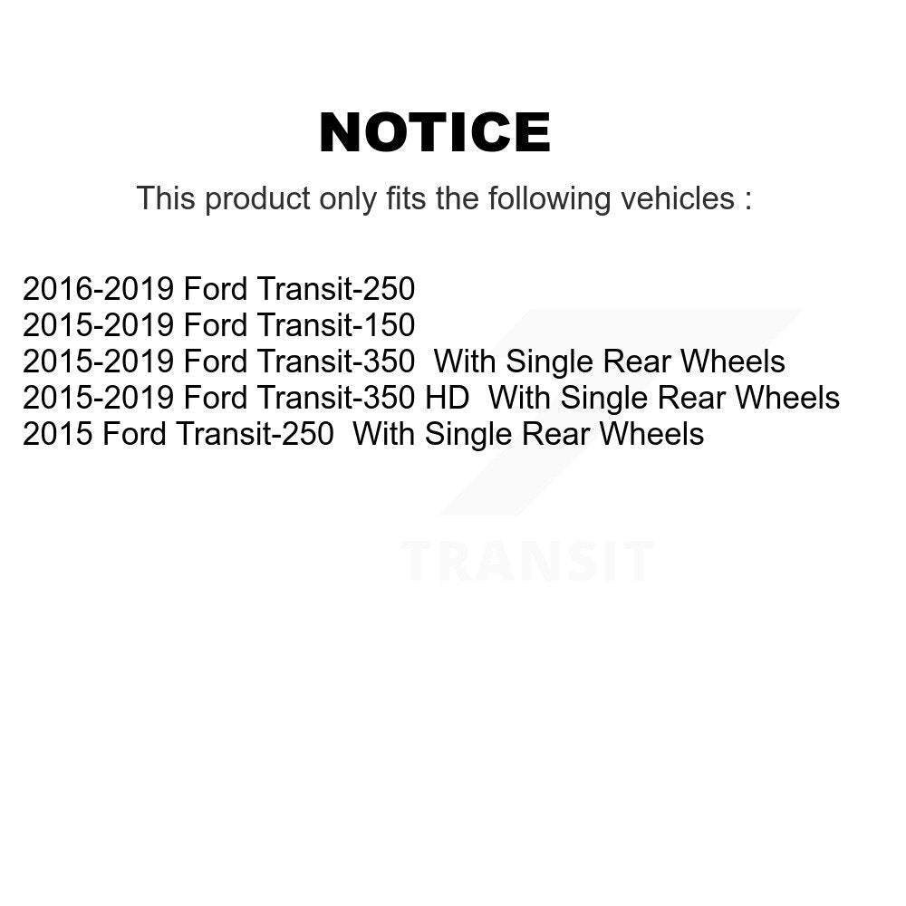 Wheel Bearing Hub Assembly Front 70-515153 For Ford Transit-250 Transit-150 HD