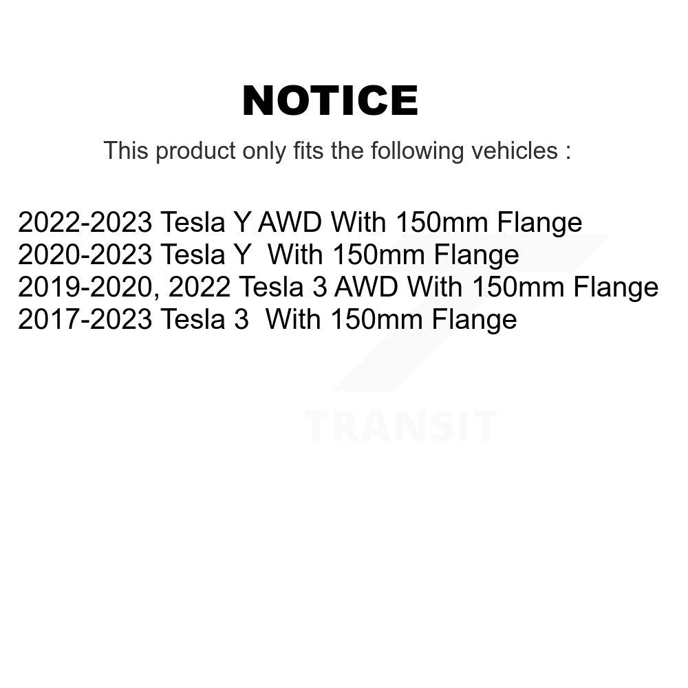 Wheel Bearing Hub Assembly 70-KH9201 For Tesla 3 Y With 150mm Flange
