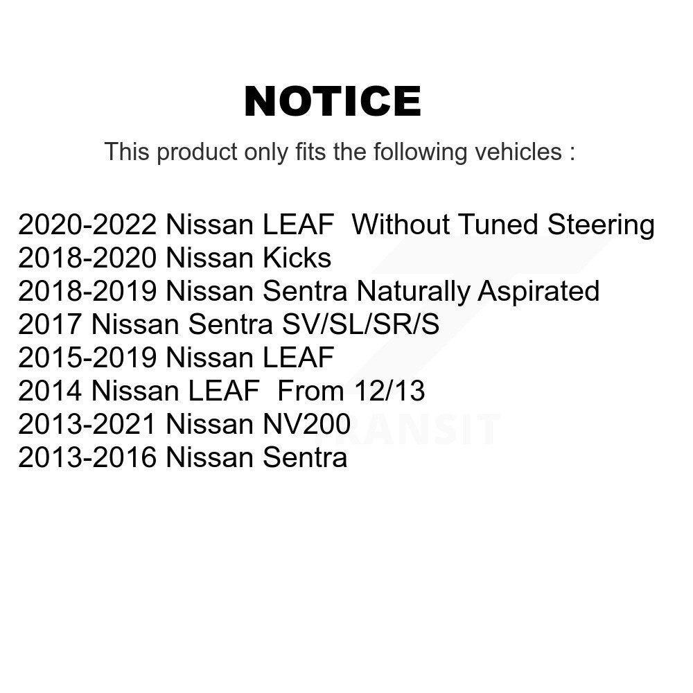 Steering Tie Rod End Front Left Outer 72-ES800966 For Nissan Sentra Kicks LEAF