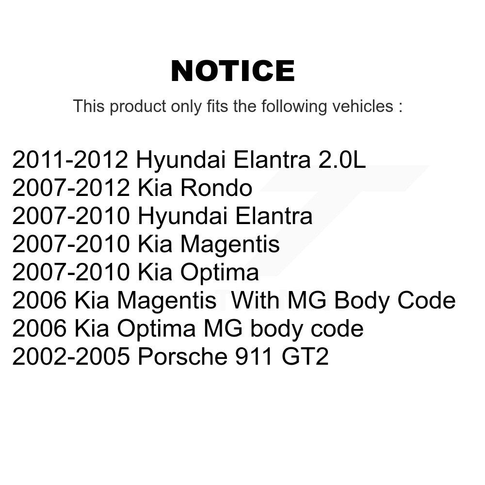 Suspension Stabilizer Bar Link Kit 72-K750102 For Hyundai Elantra Kia Rondo 911