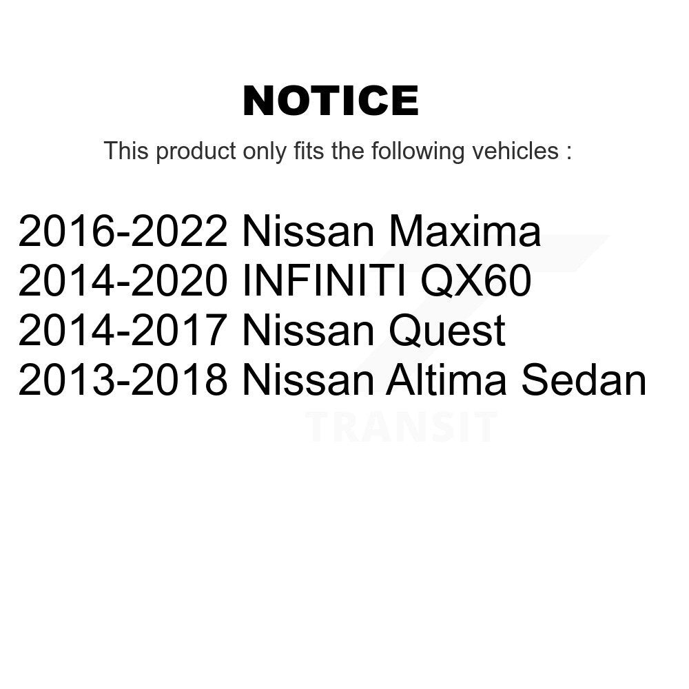 Suspension Strut Mount Front 73-902022 For Nissan Altima INFINITI QX60 Maxima