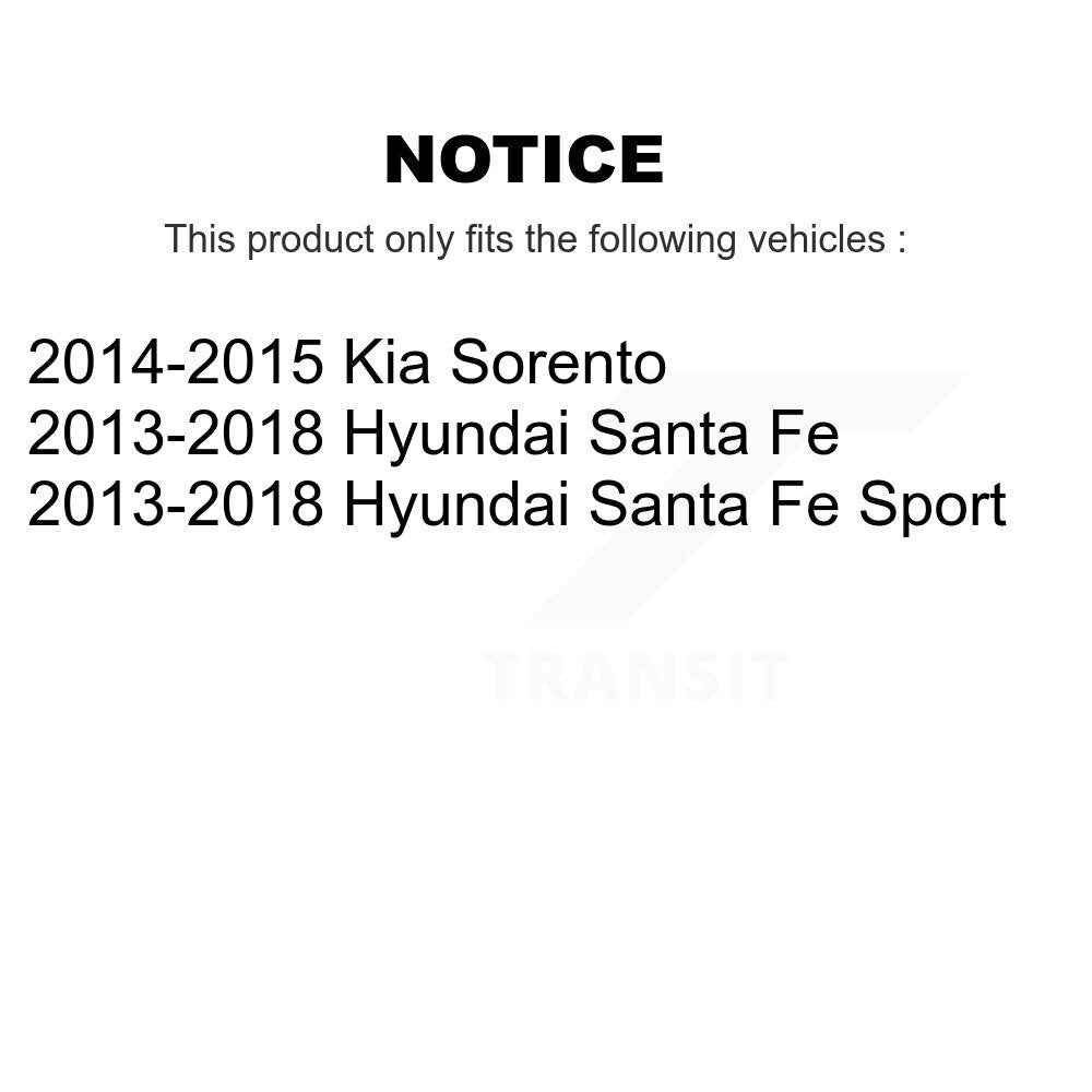 Suspension Strut Mount Front 73-902112 For Hyundai Santa Fe Sport Kia Sorento