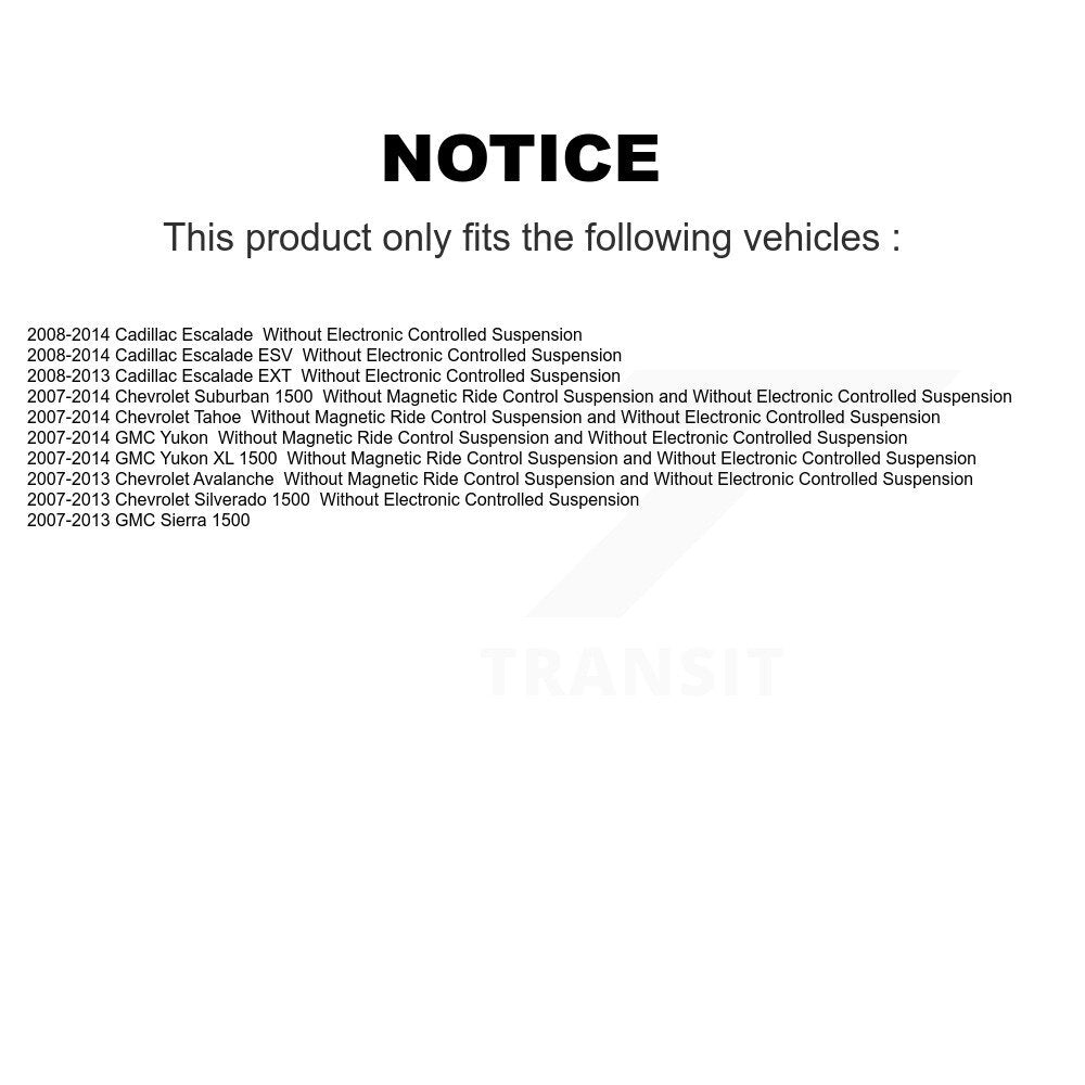 Suspension Strut Mount Front 73-905910 For Chevrolet GMC Sierra 1500 Silverado
