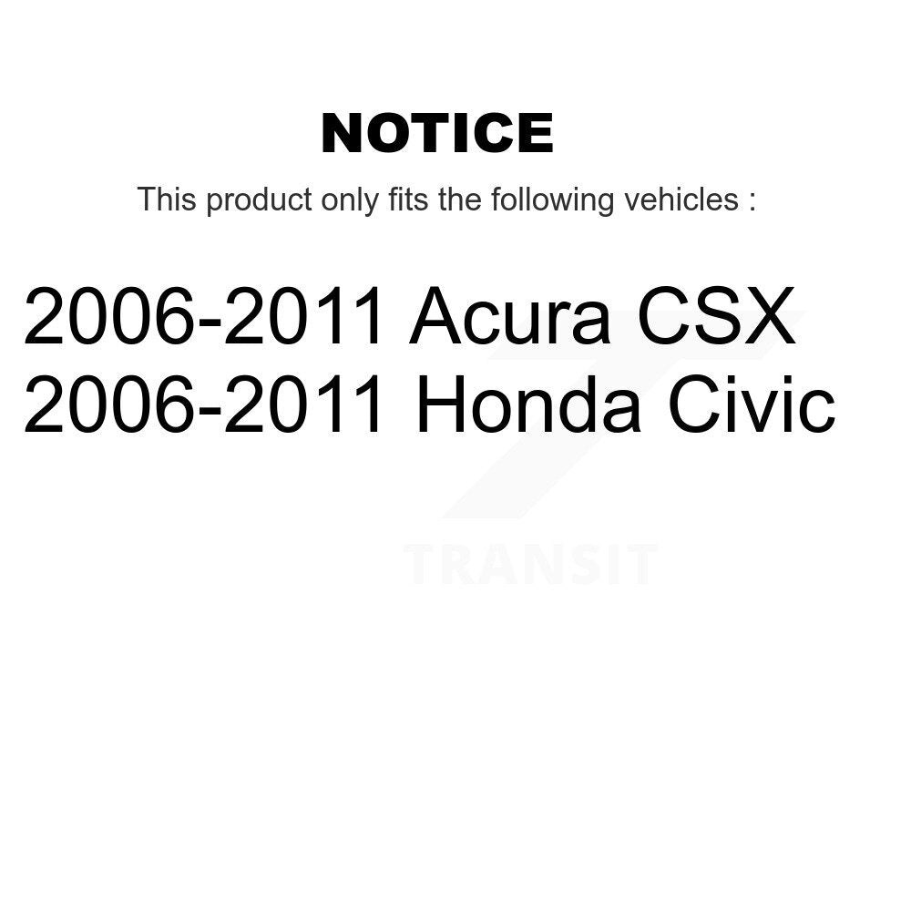 Suspension Strut Hardware Kit Front 73-906964 For Honda Civic Acura CSX