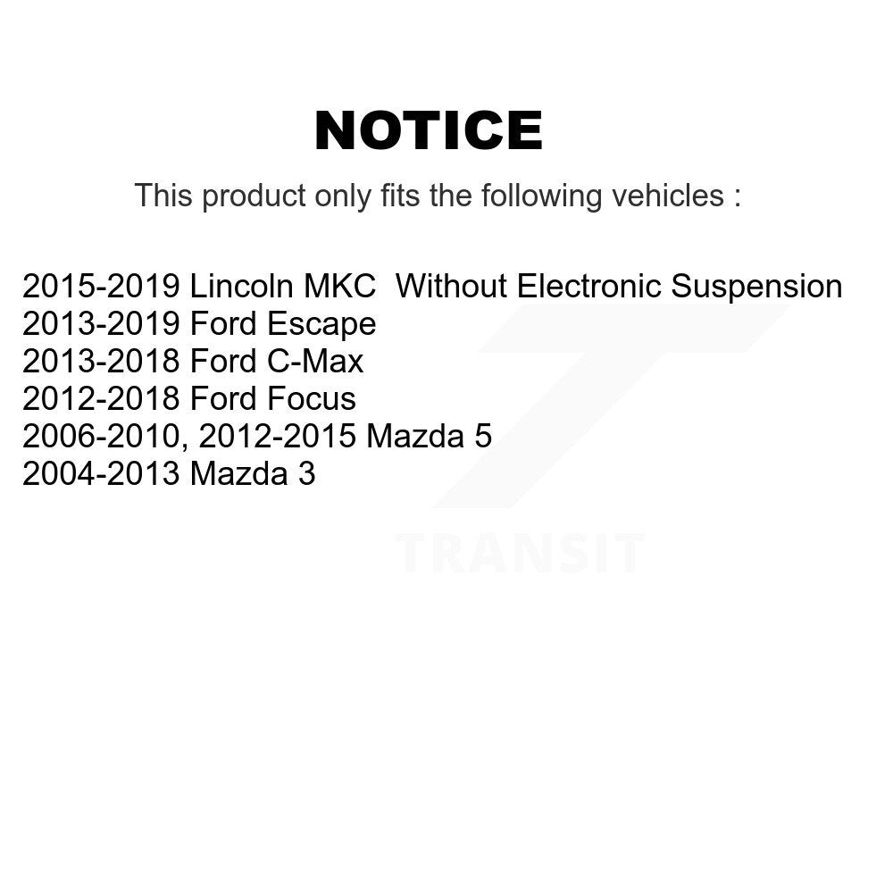 Suspension Strut Hardware Kit Rear 73-906981 For Ford Escape Mazda 3 Focus 5 MKC