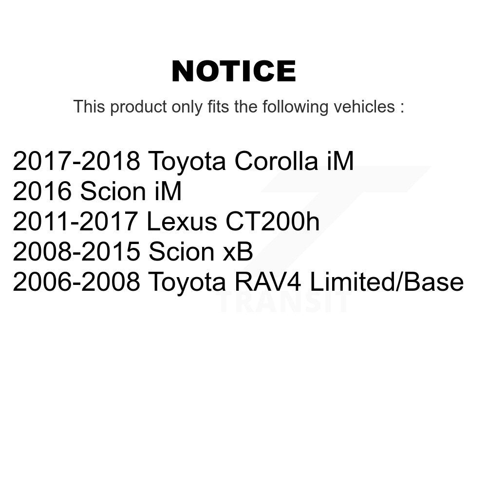 Suspension Strut Mount Front 73-906988 For Toyota RAV4 Corolla iM Scion Lexus xB