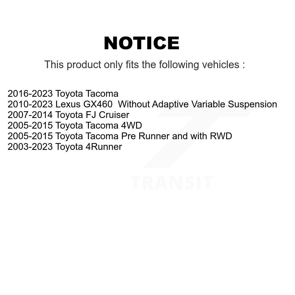 Suspension Strut Mount Front 73-907921 For Toyota Tacoma 4Runner FJ Cruiser