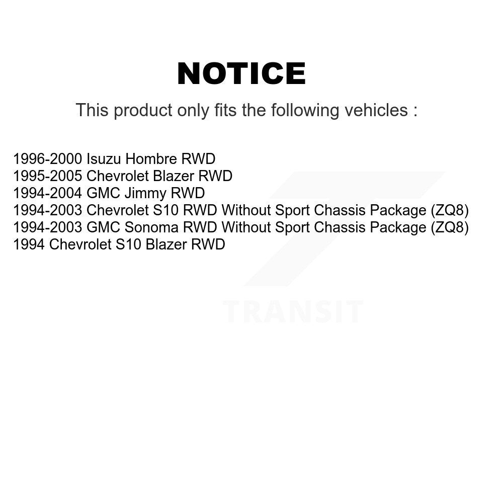Shock Absorber Front 78-37129 For Chevrolet GMC S10 Blazer Sonoma Jimmy Isuzu