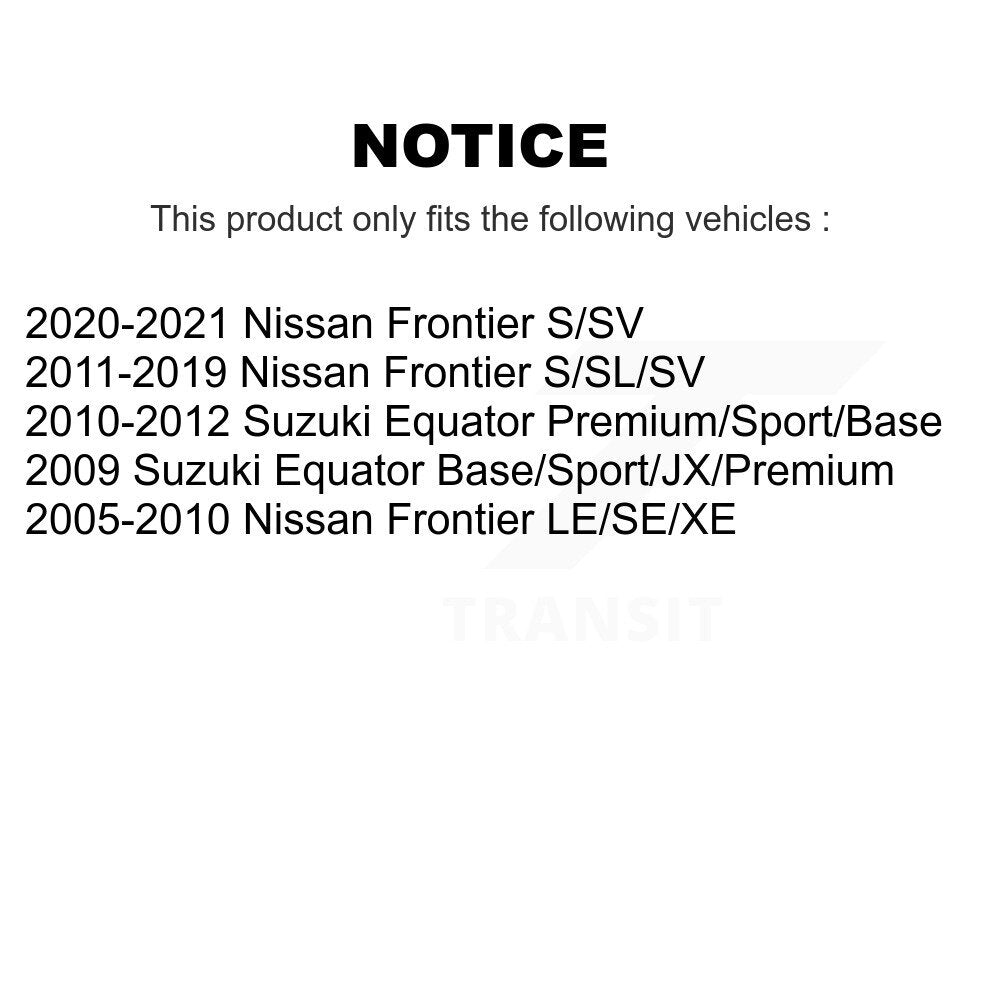 Shock Absorber Rear 78-37273 For Nissan Frontier Suzuki Equator