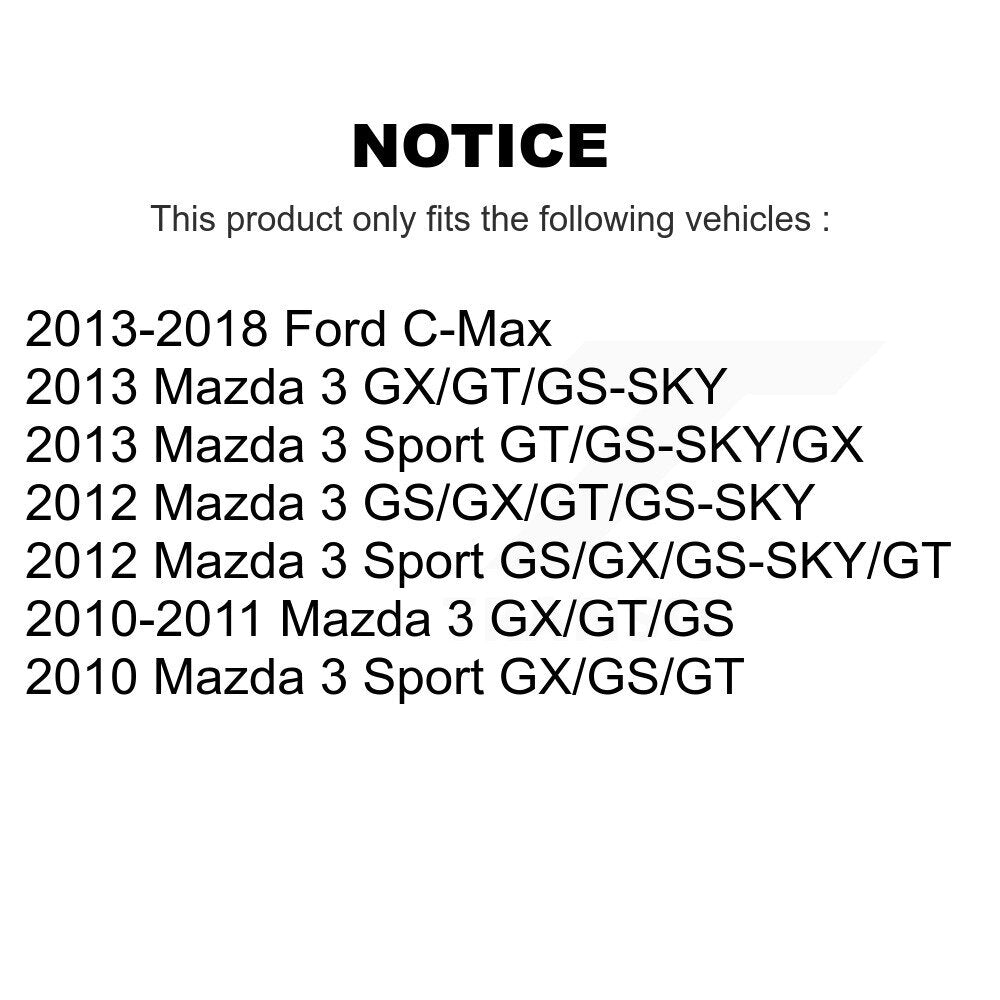 Shock Absorber Rear 78-5697 For Mazda 3 Ford C-Max Sport