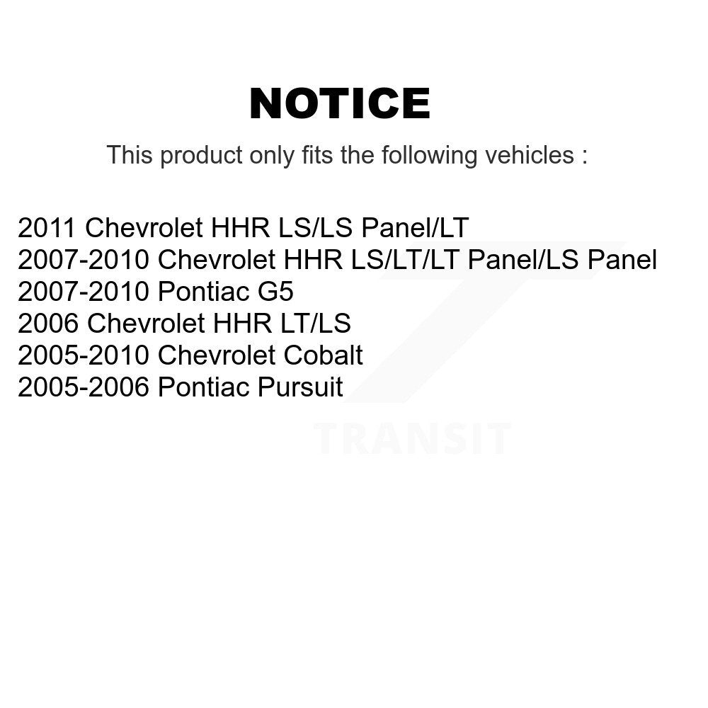 Suspension Strut Front 78-72179 For Chevrolet Cobalt Pontiac G5 HHR Pursuit