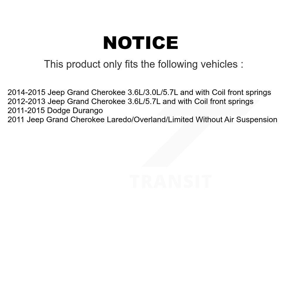 Suspension Strut Front 78-72546 For Jeep Grand Cherokee Dodge Durango