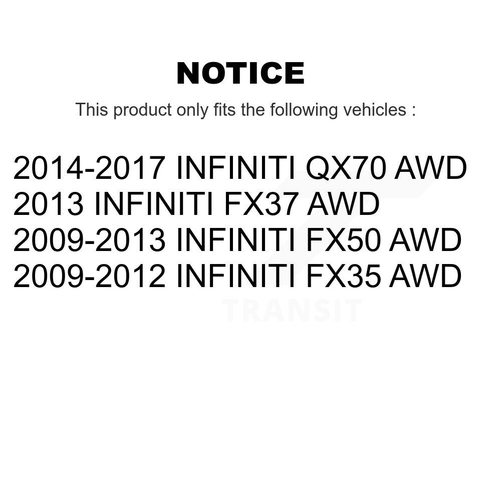 Suspension Strut Front Right 78-72702 For INFINITI FX35 QX70 FX50 FX37 AWD