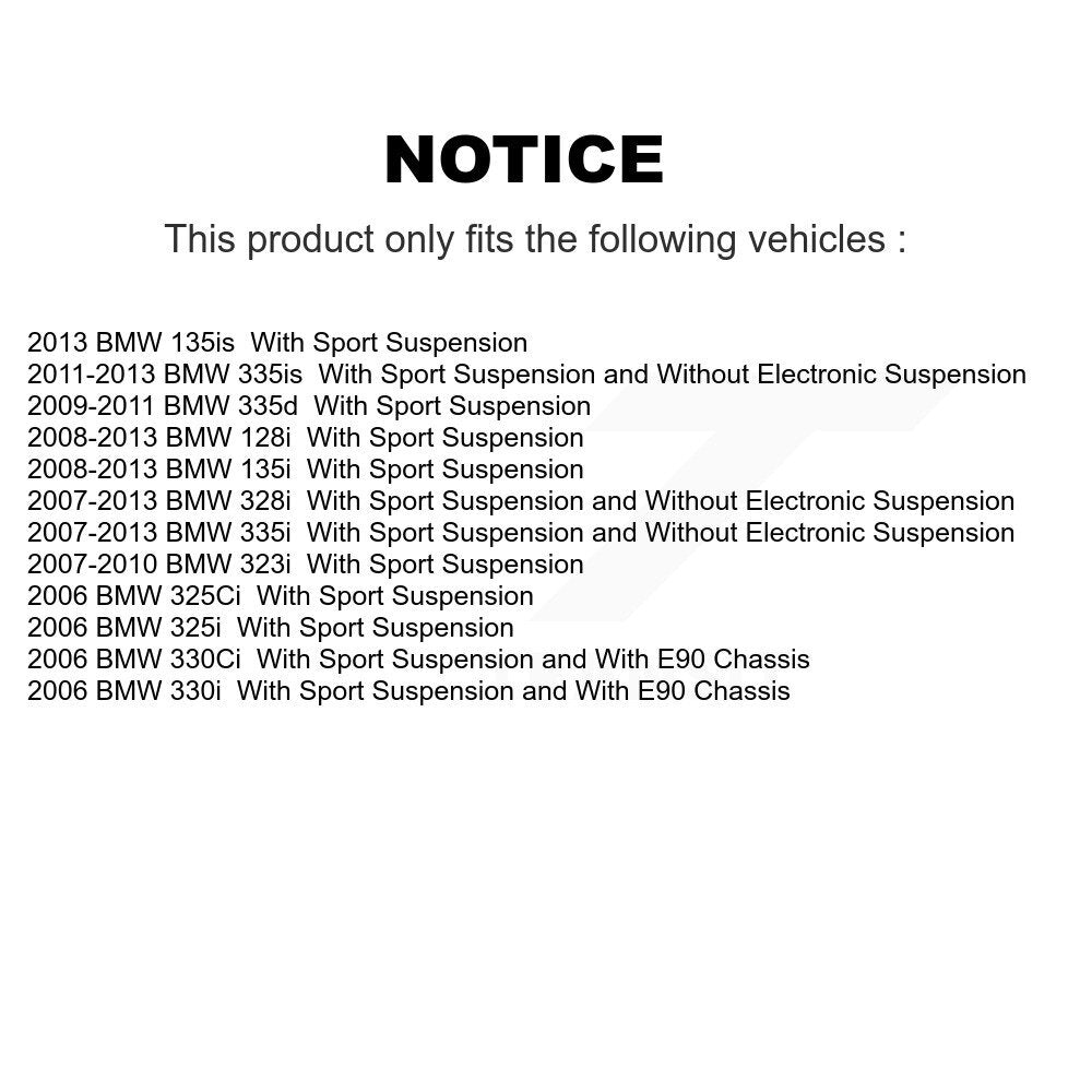 Suspension Strut Front Left 78-72756 For BMW 328i 335i 128i 323i 135i 325i 330i
