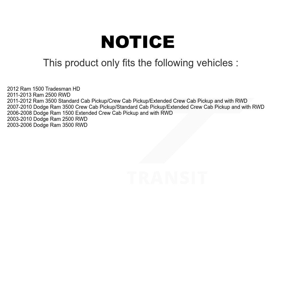 Shock Absorber Front 78-911221 For Dodge Ram 3500 2500 1500