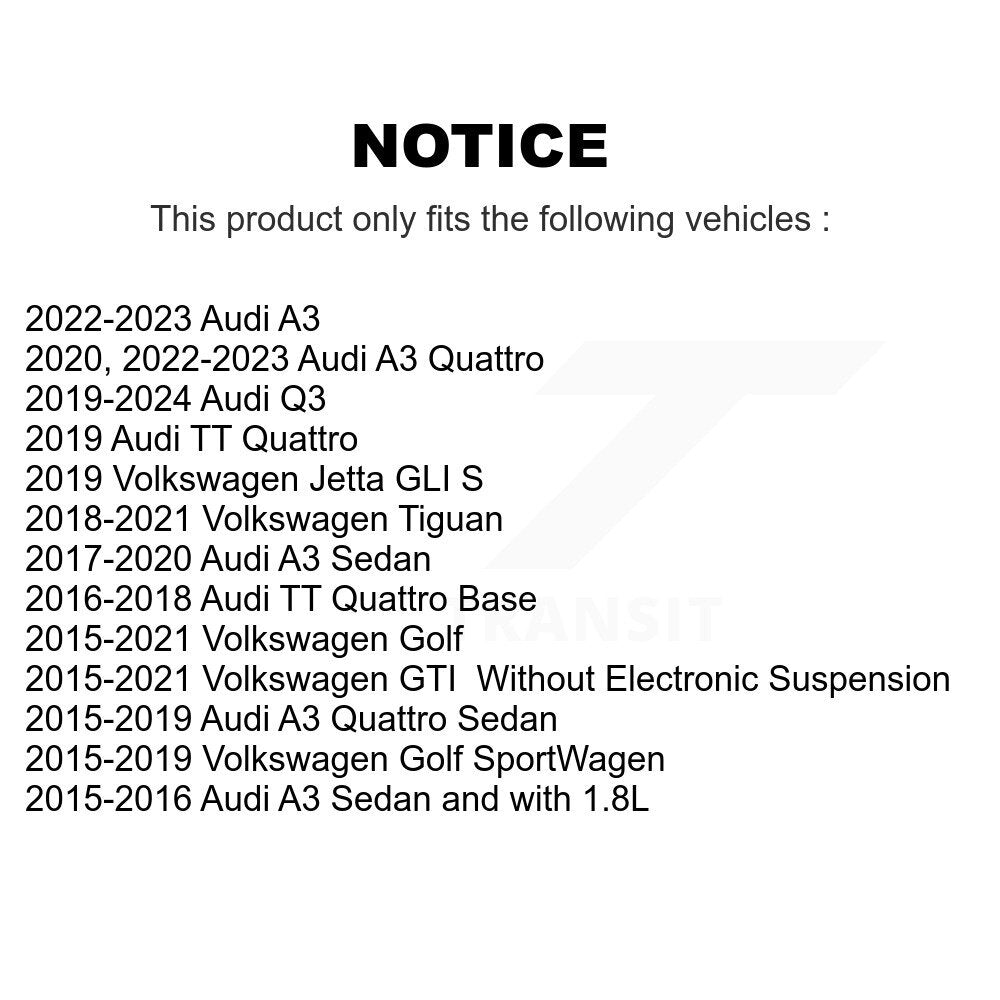 Shock Absorber Rear 78-TM4001 For Volkswagen Tiguan Golf Audi Q3 Jetta GTI A3 TT