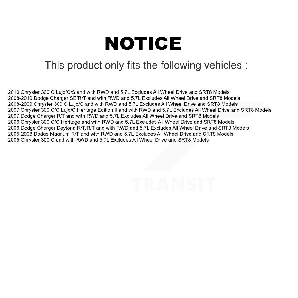 Suspension Strut Coil Spring Assembly Front 78A-11280 For Chrysler 300 Dodge
