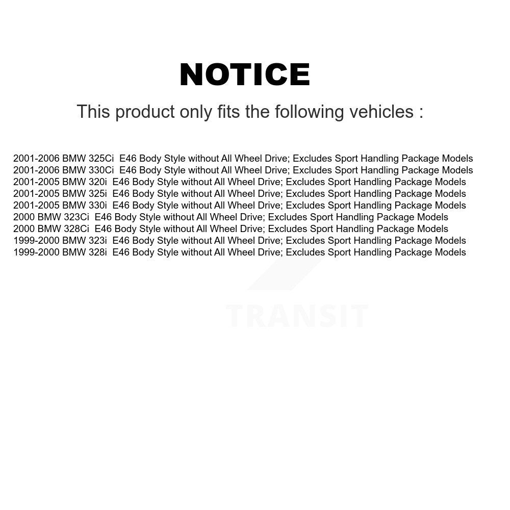 Suspension Strut Coil Spring Assembly Front Right 78A-11372 For BMW 330Ci 325i