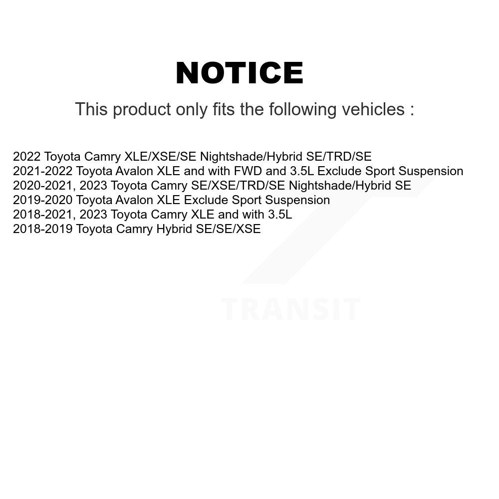 Suspension Strut Coil Spring Assembly Front Left 78A-13005 For Toyota Camry
