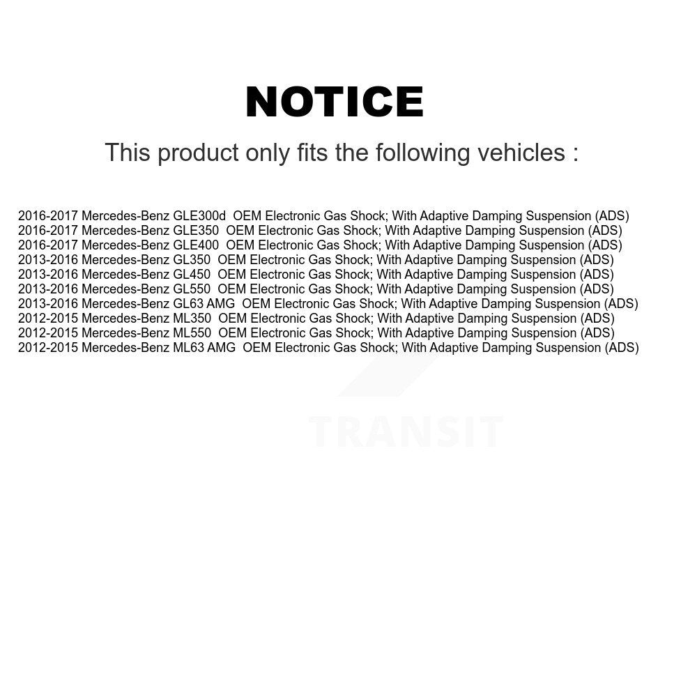 Air Shock Absorber Rear 78A-13517000 For Mercedes-Benz ML350 GLE350 GL350 GLE400