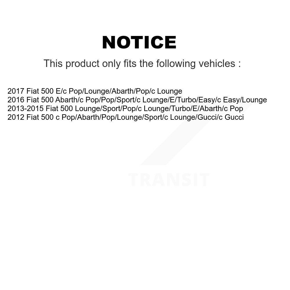 Suspension Strut Coil Spring Assembly Front Left 78A-13551 For Fiat 500