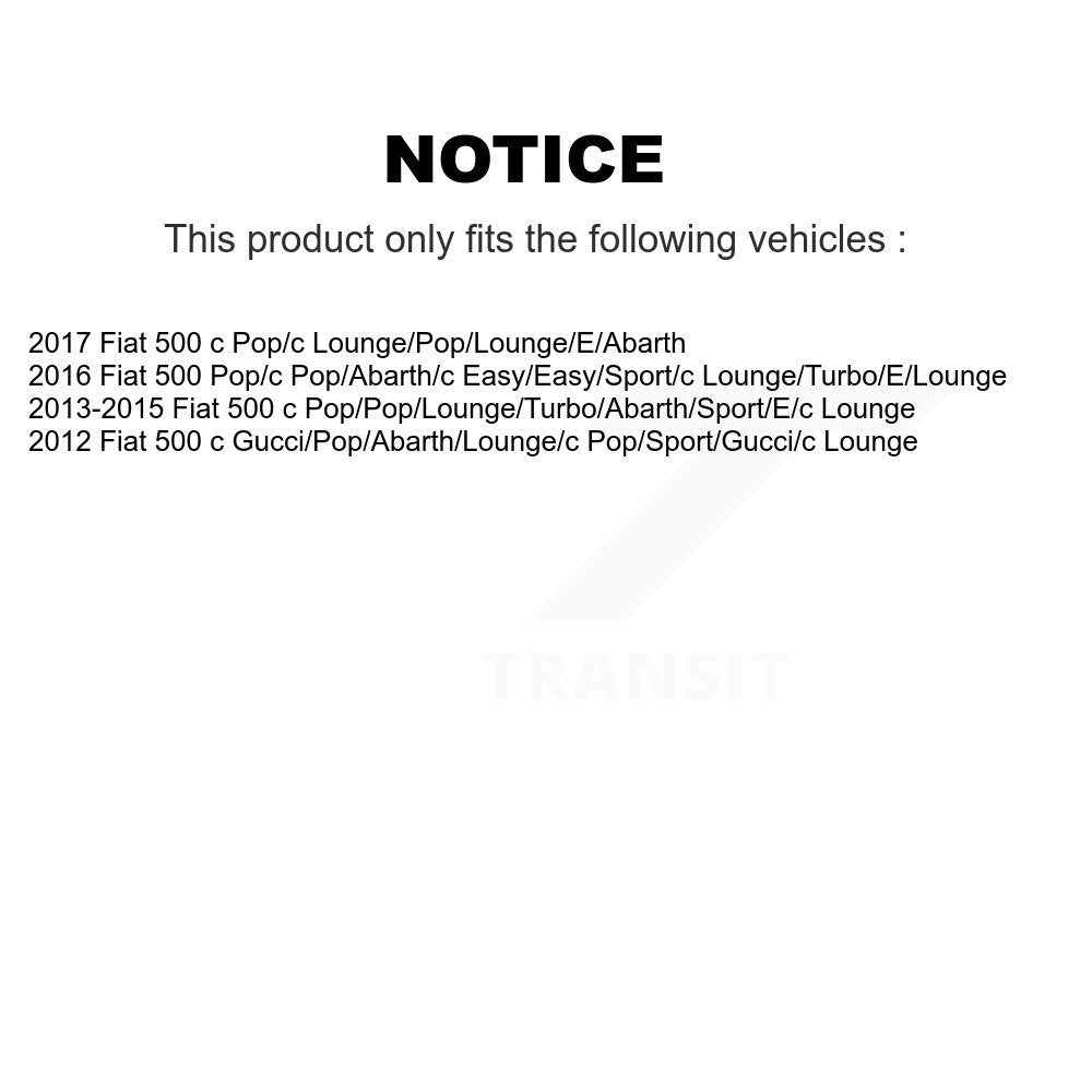 Suspension Strut Coil Spring Assembly Front Right 78A-13552 For Fiat 500