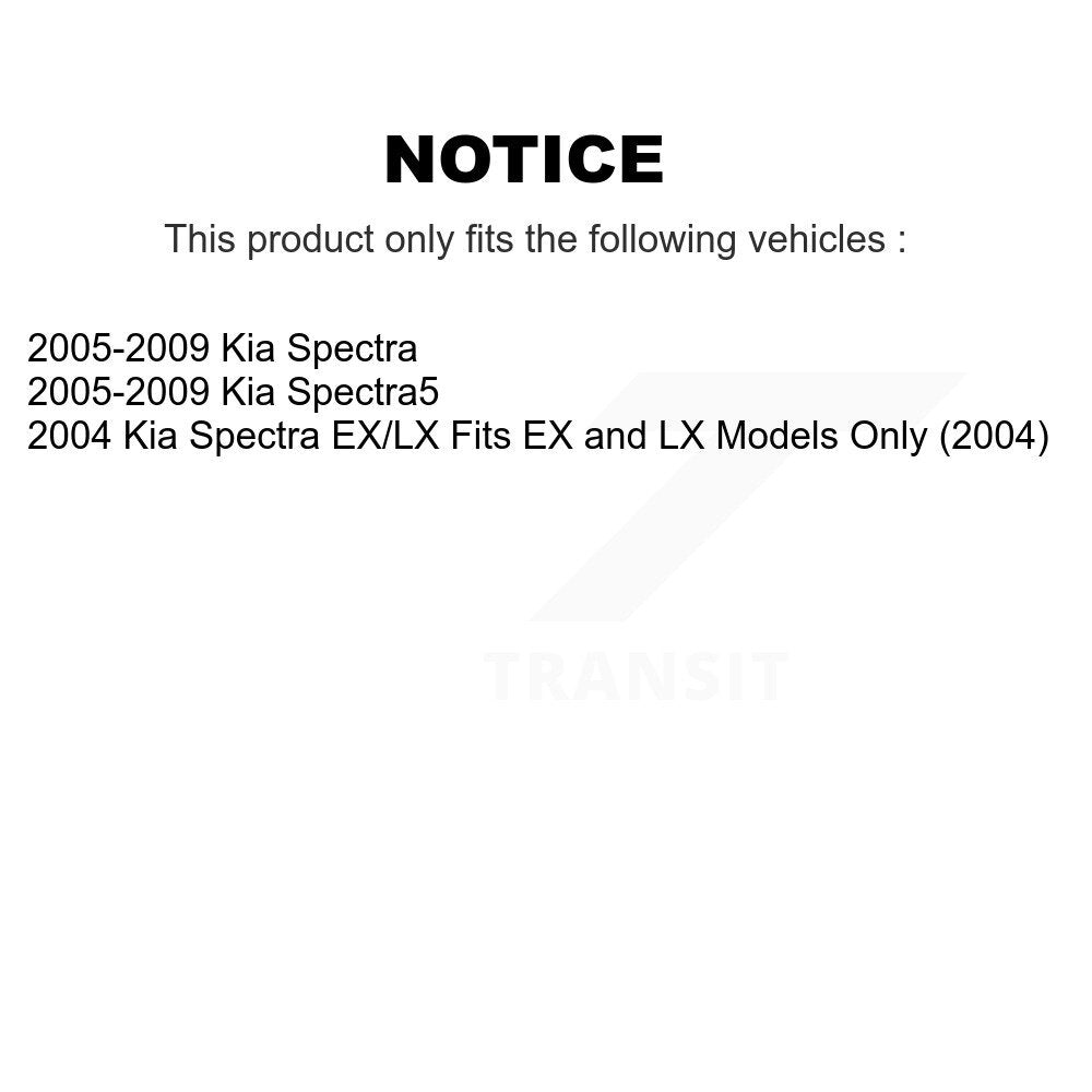 Suspension Strut Coil Spring Assembly Rear Right 78A-15068 For Kia Spectra