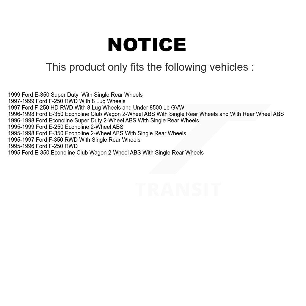 Disc Brake Rotor Hub Assembly (1 Piece Only) Front 8-66527 For Ford F-250 F-350