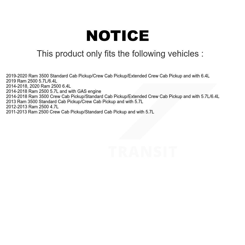 Fuel Pump Module Assembly AGY-00311318 For Ram 2500 3500