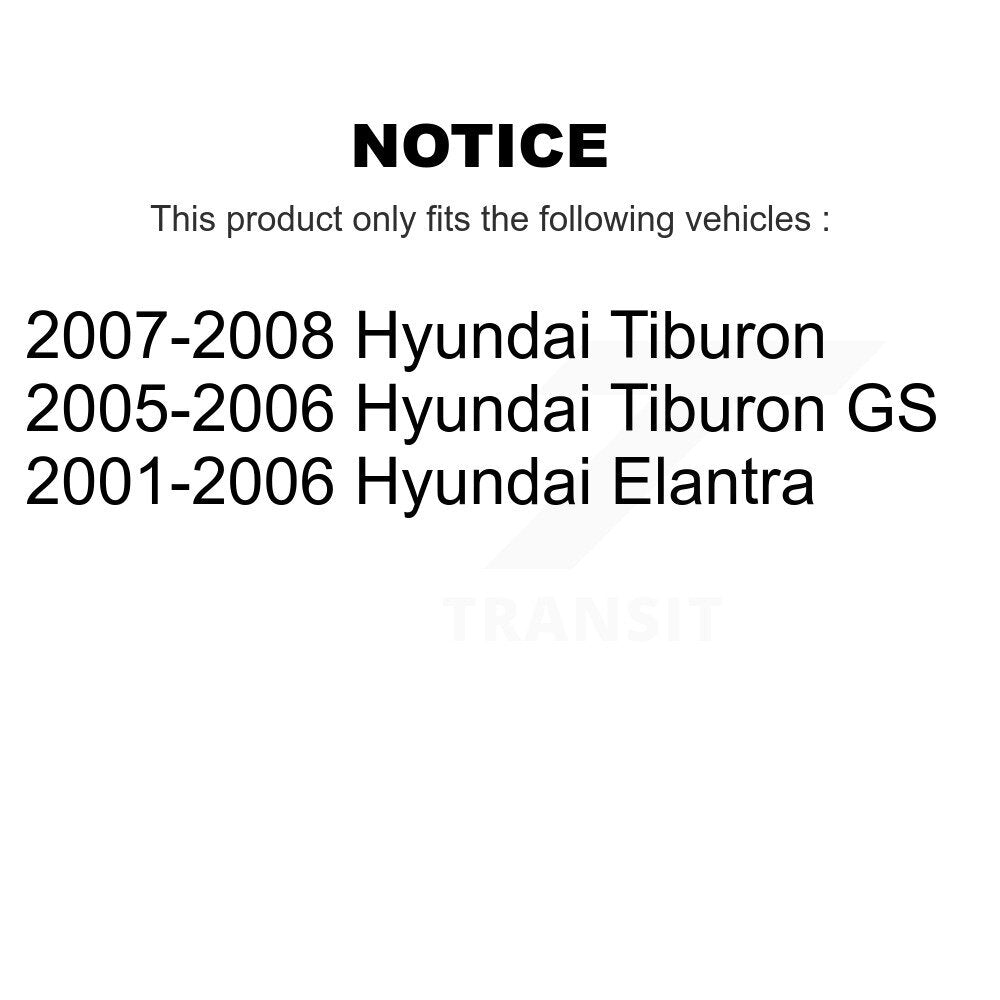 Fuel Tank Strap AGY-01110241 For Hyundai Elantra Tiburon