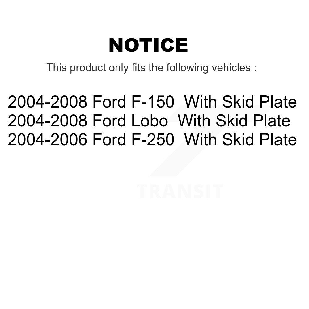 Fuel Tank Strap AGY-01110292 For Ford F-150 Lobo F-250 With Skid Plate